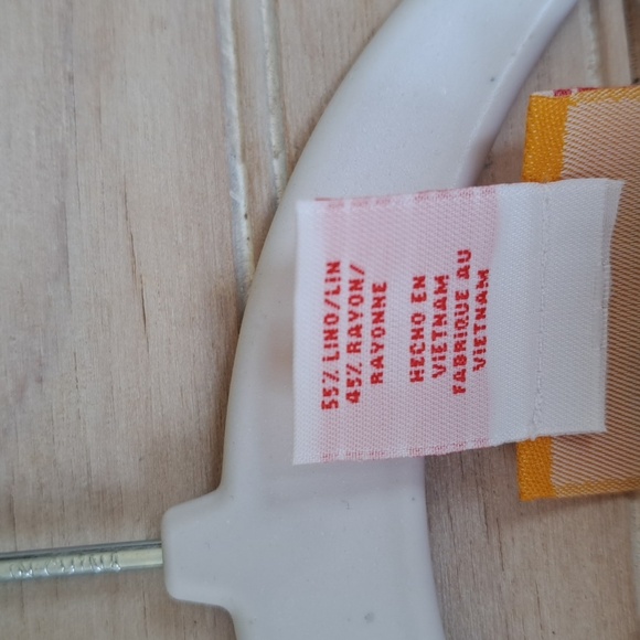 Ruby Rd. Winter White Linen Blend Rosette Detail Beaded Embellished Light Jacket - Picture 5 of 14